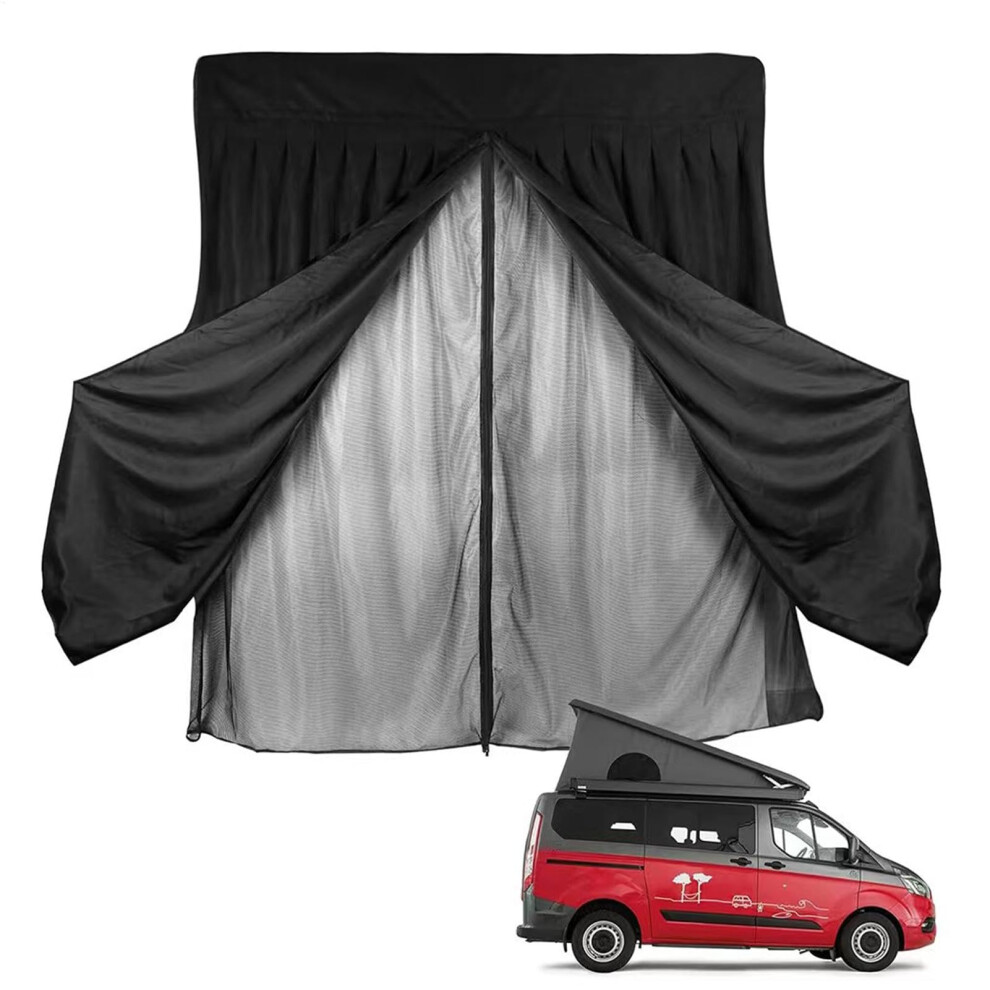 Van Tailgate Net Rv Tailgate Net 150X180 Cm Trunk Privacy Mesh For Vans Camping Anti-Flight Ventilation 9354506135829