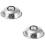 2Pcs Stainless Steel Round Pan Lid Multi-Function Kitchen Supply 8