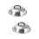 2Pcs Stainless Steel Round Pan Lid Multi-Function Kitchen Supply 9