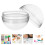 200Pcs Transparent Round Plastic Capsules for Vending Machine Storage 11