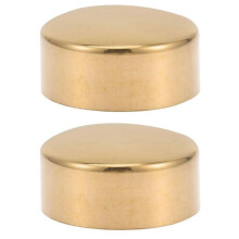 2pcs Wooden Handrail End Caps Hand Railing End Caps Round Handrail End Plugs