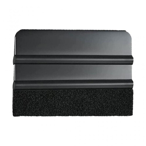 (Red) Window Film Squeegee Scraper Wallpaper Application Protection Prevents Scratches 2