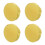 4Pcs Blank Wax Seal Head Round Brass For Invitations 8