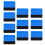 (Blue) Window Film Squeegee Scraper Wallpaper Application Protection Prevents Scratches 1