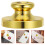 4Pcs Blank Wax Seal Head Round Brass For Invitations 11