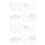 14 Pcs Acrylic Quilting Templates For Sewing Crafts 7