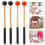 6 Pairs Drumstick Rubber Stick Student Use 11
