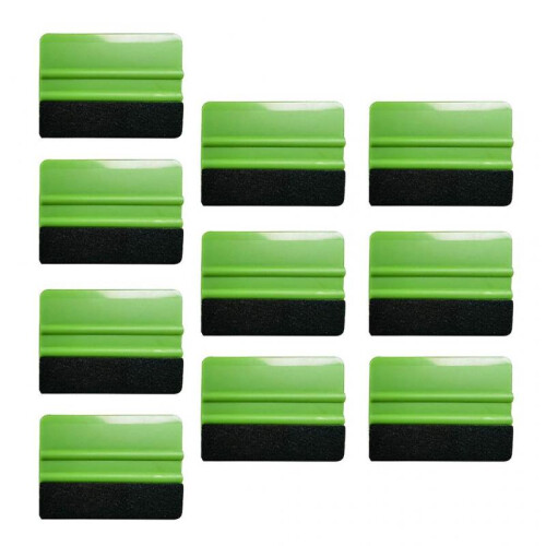 (Green) Window Film Squeegee Scraper Wallpaper Application Protection Prevents Scratches