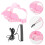 2 Sets Bird Leash Rope Elastic Cotton Lizard 8