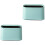 Set Of 2 Dust Bin For Bedroom Kitchen Garbage Creative Trash Basket 3