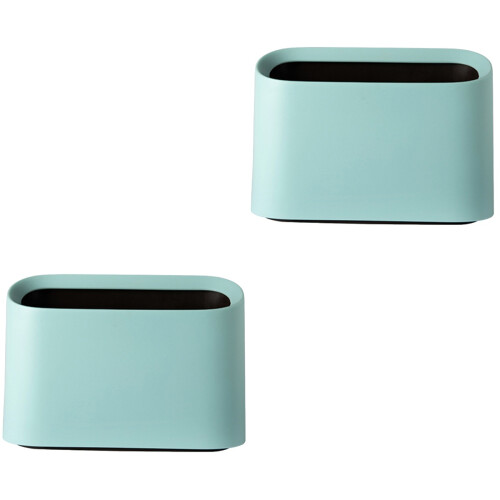Set Of 2 Dust Bin For Bedroom Kitchen Garbage Creative Trash Basket 2