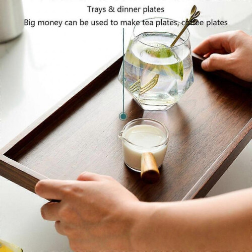 (Style 3) Trays Hotel Dessert Dinner Food Tableware Serving Tray Home Kitchen Tool 2