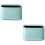Set Of 2 Dust Bin For Bedroom Kitchen Garbage Creative Trash Basket 6
