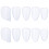 Set Of 2 Polycarbonate Pc Musical Instruments Stringed Parts Blue 5