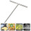 2 Pack Baking Tool Stainless Crepe Maker T-Shaped Batter Spreader 8