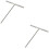 2 Pack Baking Tool Stainless Crepe Maker T-Shaped Batter Spreader 6
