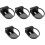 5pcs Intelligent Acrylic Wall Mount 5