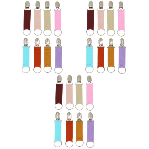 24 Pcs Elastic Hat Clips Portable Travel Bag Clips 2