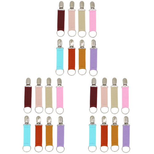 24 Pcs Elastic Hat Clips Portable Travel Bag Clips 1