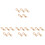 40 Pcs Diy Bag Buckles Bag Shoulder Strap Connecting Buckles 2