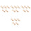 40 Pcs Diy Bag Buckles Bag Shoulder Strap Connecting Buckles 3
