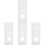 4 Pack Hair Tools Organizer Accessories Curling Iron Wall Holder 4
