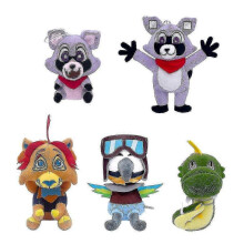(Lion) Indigo Park Plush Toy Raccoon Stuffed Animal Doll For Kid Birthday Gift