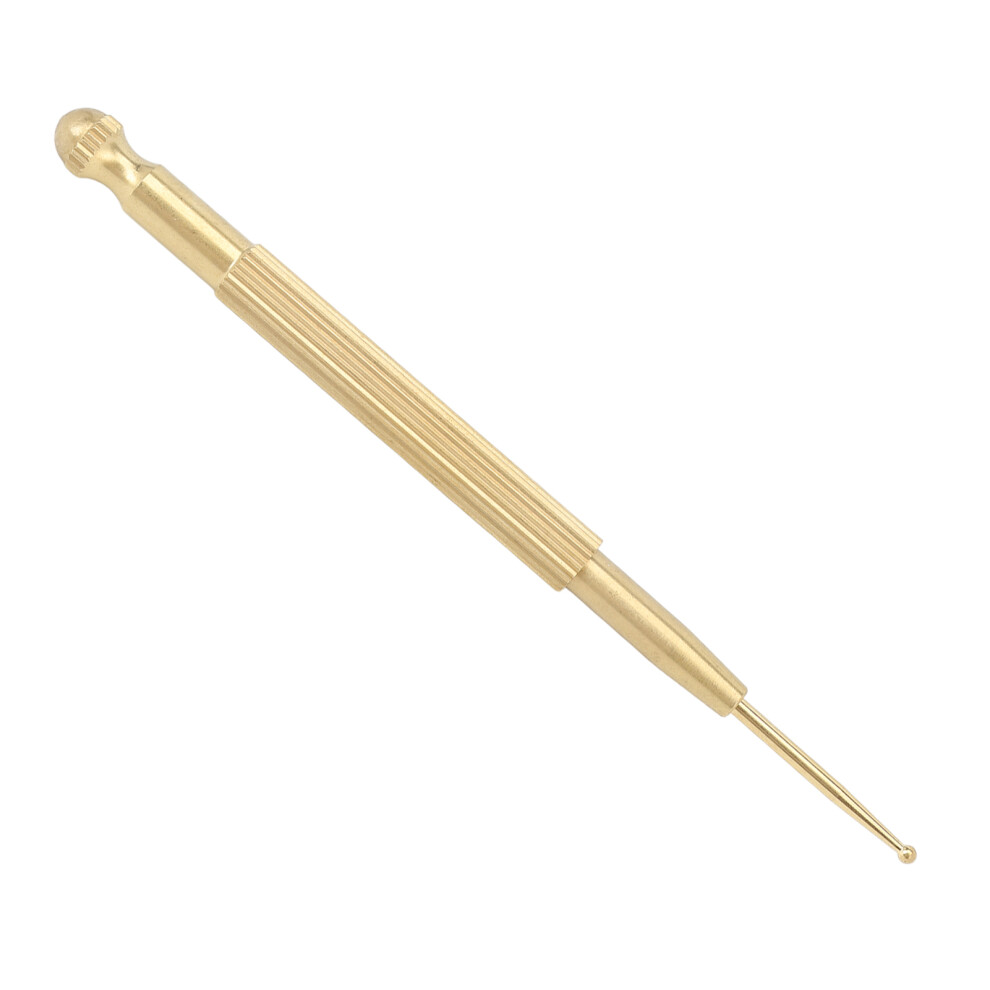 Ear Acupuncture Pen Brass Reflexology Massage Tool Double Heads Pain Relief