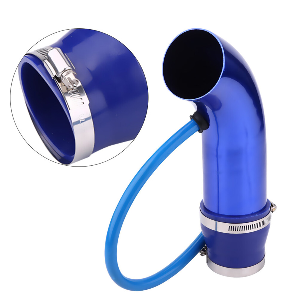 76Mm/3Inch Universal Cold Air Intake Pipe Kit For Cars & Trucks Blue 7891352197356