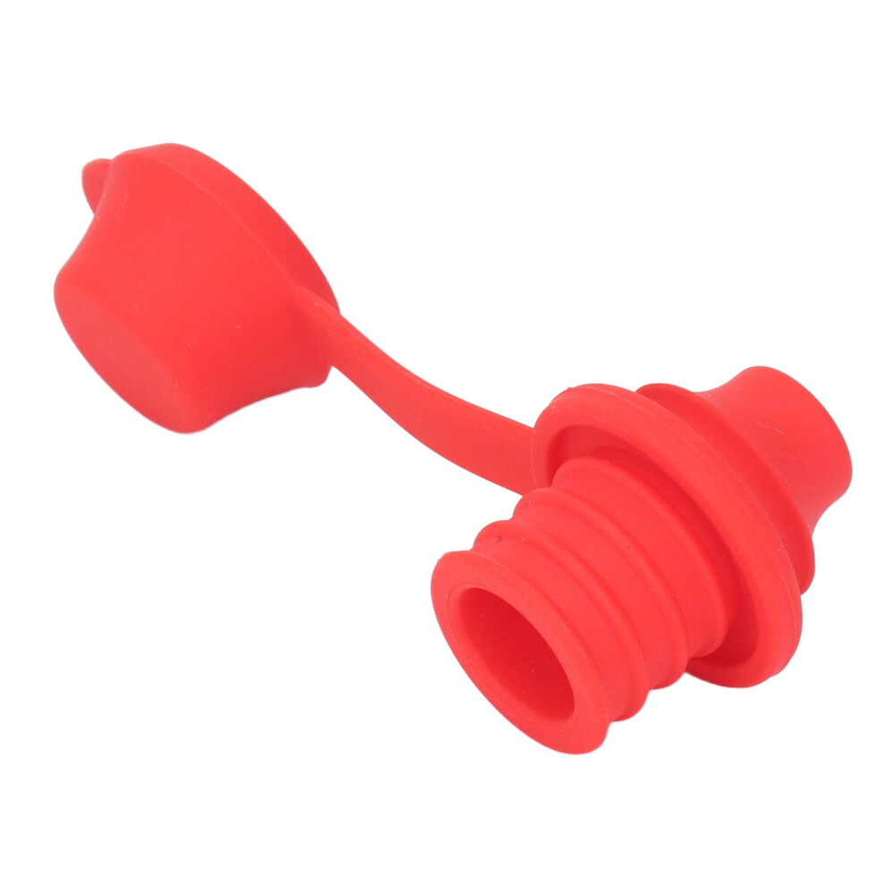 Baby Silicone Water Bottle Top Spout Adapter for Toddlers, Red, 19g