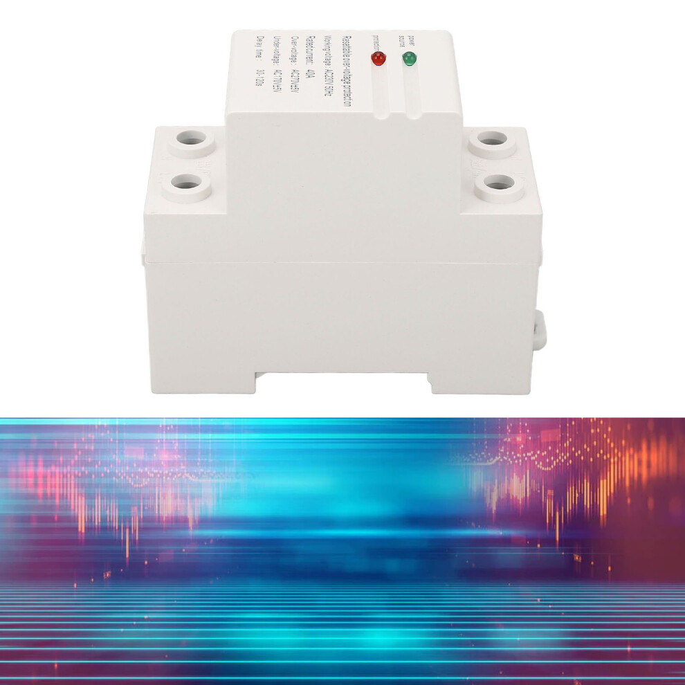 Self-Resetting 40A Voltage Protector Light Indicator Ac230v Capacity 6951352198607