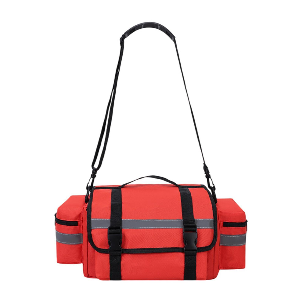 First Aid Bag Empty Storage Bag With Handle And Strap Emergency Supplies Pouch Organizer For Home Gym Camping