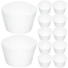 100 Pcs Foam Cupcake Cake Diy Craft Muffin Decorating Practice Models