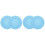 4 Pcs Vinyl Recorder Silicone Mats For Turntable Slipmats 4