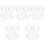 100 Pcs Foam Cupcake Cake Diy Craft Muffin Decorating Practice Models 5