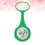 Lcd Digital Electric Nurse Pocket Watch Green 9