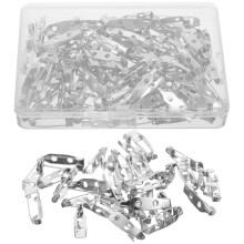 400 Pcs Bar Pins Brooch Lock Safety Pins For Jewelry Making Diy Crafts
