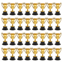 64 Pcs Mini Plastic Trophy With Base Party Prop Toy