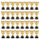 64 Pcs Mini Plastic Trophy With Base Party Prop Toy 1