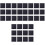 36 Sets Square Carpet Anti-Slip Patches Hook And Loop For Edges 3