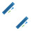 2Pcs Braille And Stylus Kit Plastic Braille Writing Tool Blue 10
