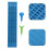 2Pcs Braille And Stylus Kit Plastic Braille Writing Tool Blue 11