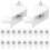 250 Sets Drawer Angle Bracket Fastener With Screws And Plastic Wedges 2