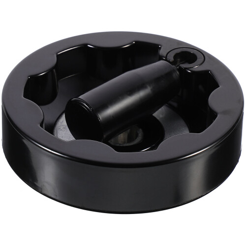 4 Pcs Folding Hand Wheel Bakelite Revolving Handle Ripple 1