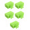 500 Pairs Disposable Toe Separators For Nail Care Green 11