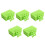 500 Pairs Disposable Toe Separators For Nail Care Green 10