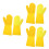 6 Pcs Reusable Cleaning Gloves For Kitchen Dishes Washing 3