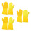 6 Pcs Reusable Cleaning Gloves For Kitchen Dishes Washing 5