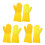 6 Pcs Reusable Cleaning Gloves For Kitchen Dishes Washing 2