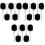 15 Pcs Replaceable Toilet Cleaning Brushes For Home Use Black 3